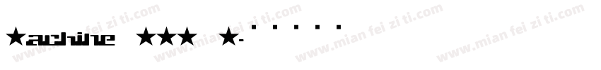 Machine ITC D字体转换